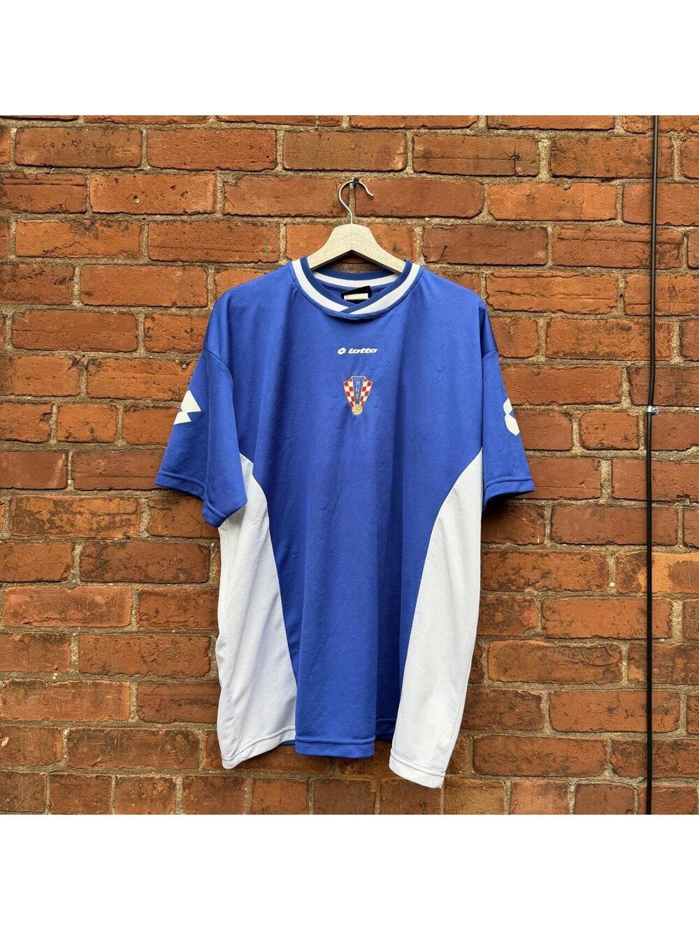 Vintage lotto Croatia national football team jersey 00s L